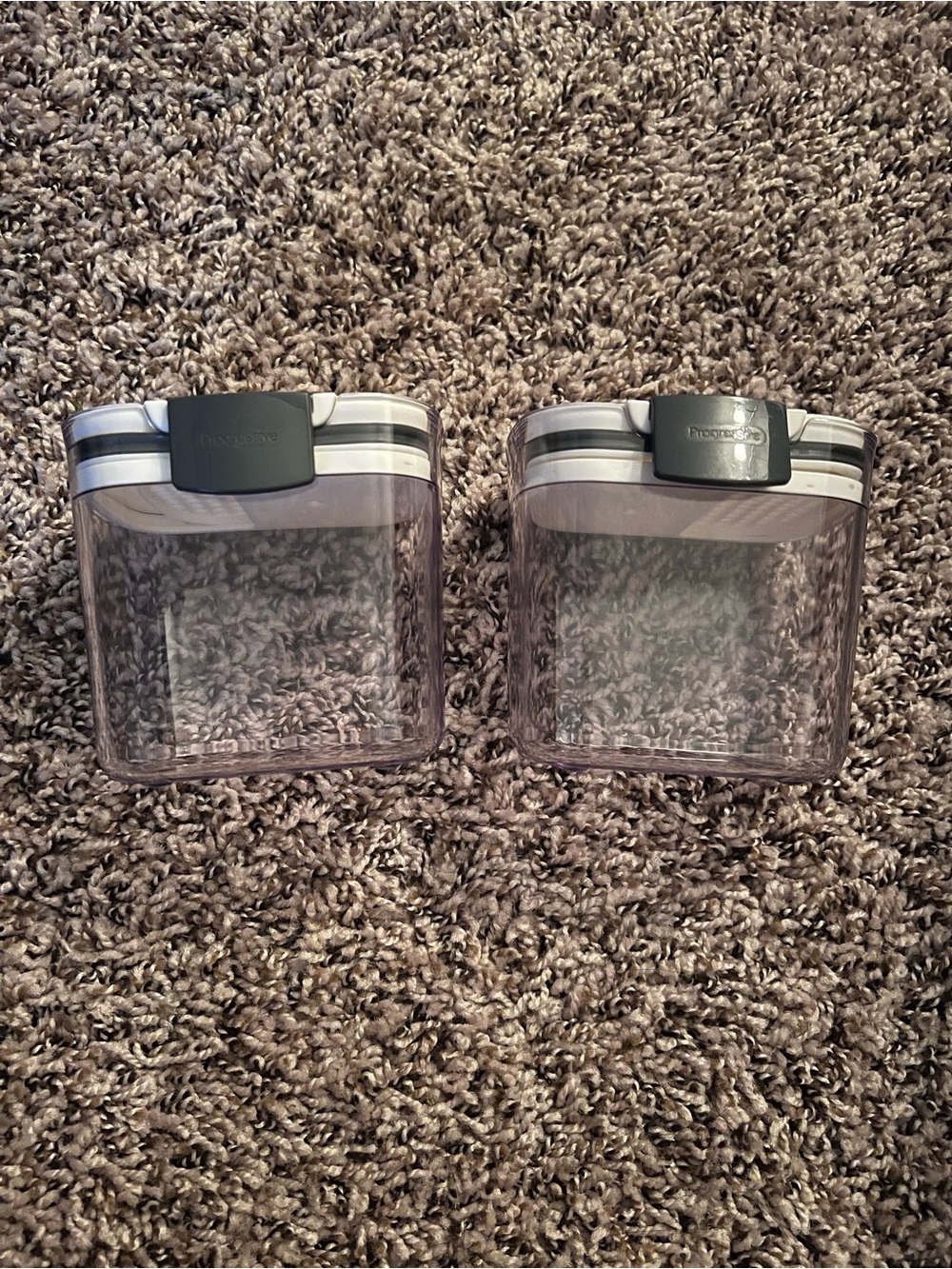2-Pack Progressive Mini food storage containers with airtight lids, 1.5 cups